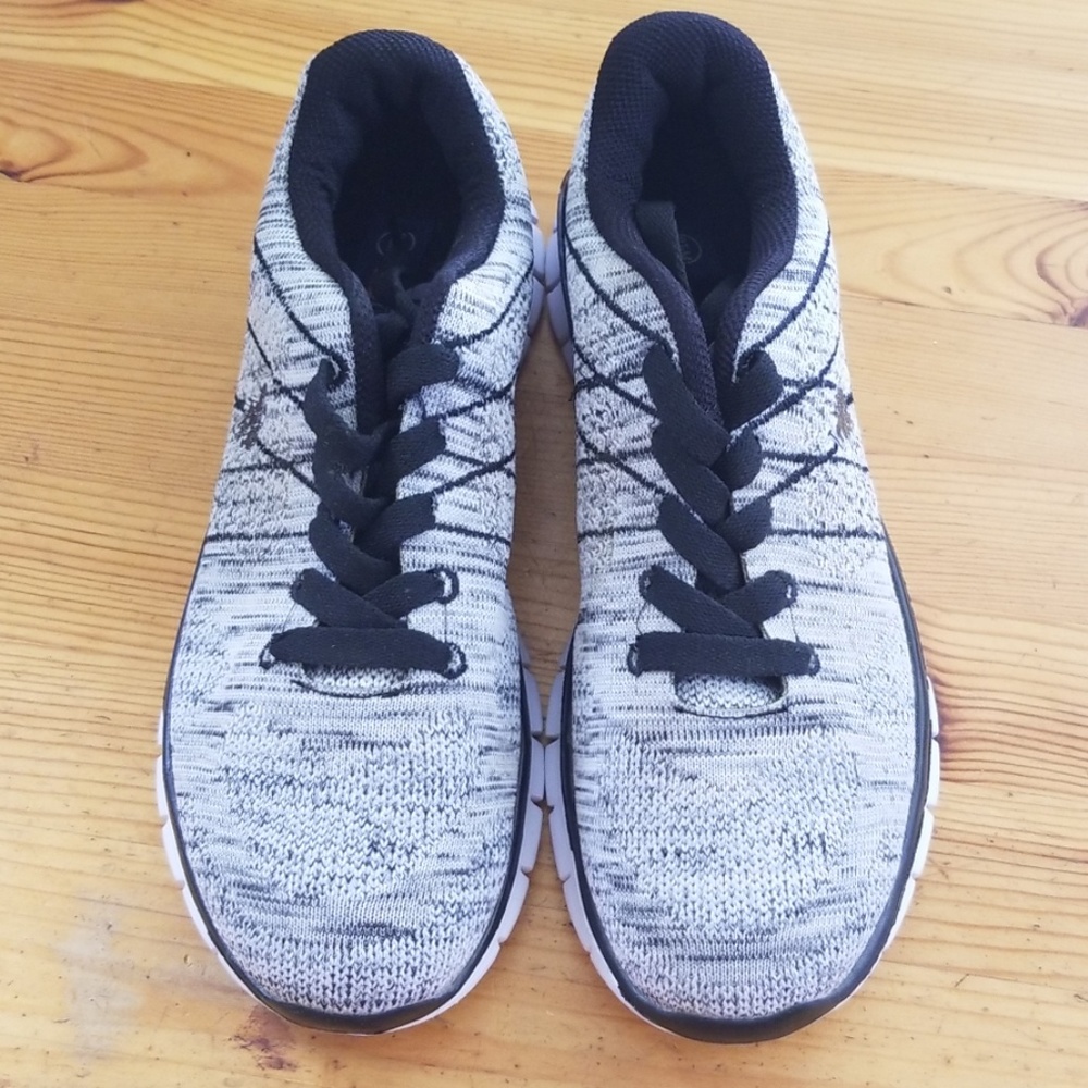 Grey sneakers